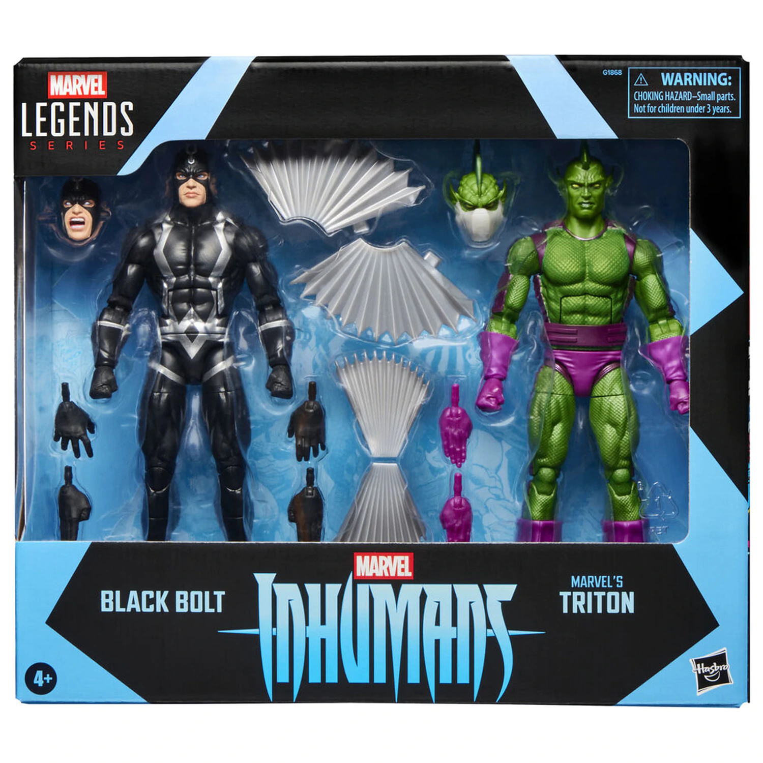 Marvel Legends Series Inhumans Black Bolt & Triton pack 2 figurki 15cm zdjęcie produktu