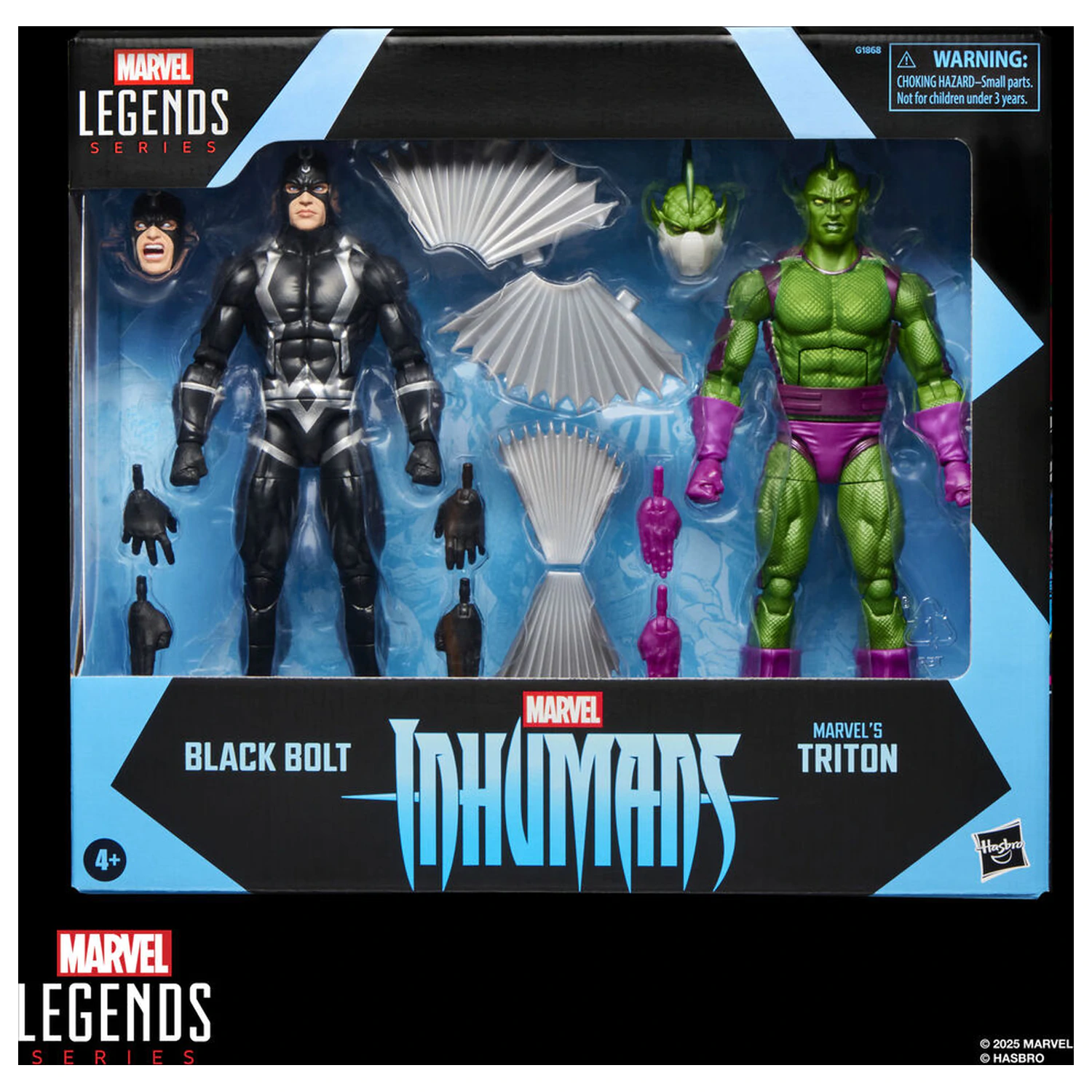Marvel Legends Series Inhumans Black Bolt & Triton pack 2 figurki 15cm zdjęcie produktu