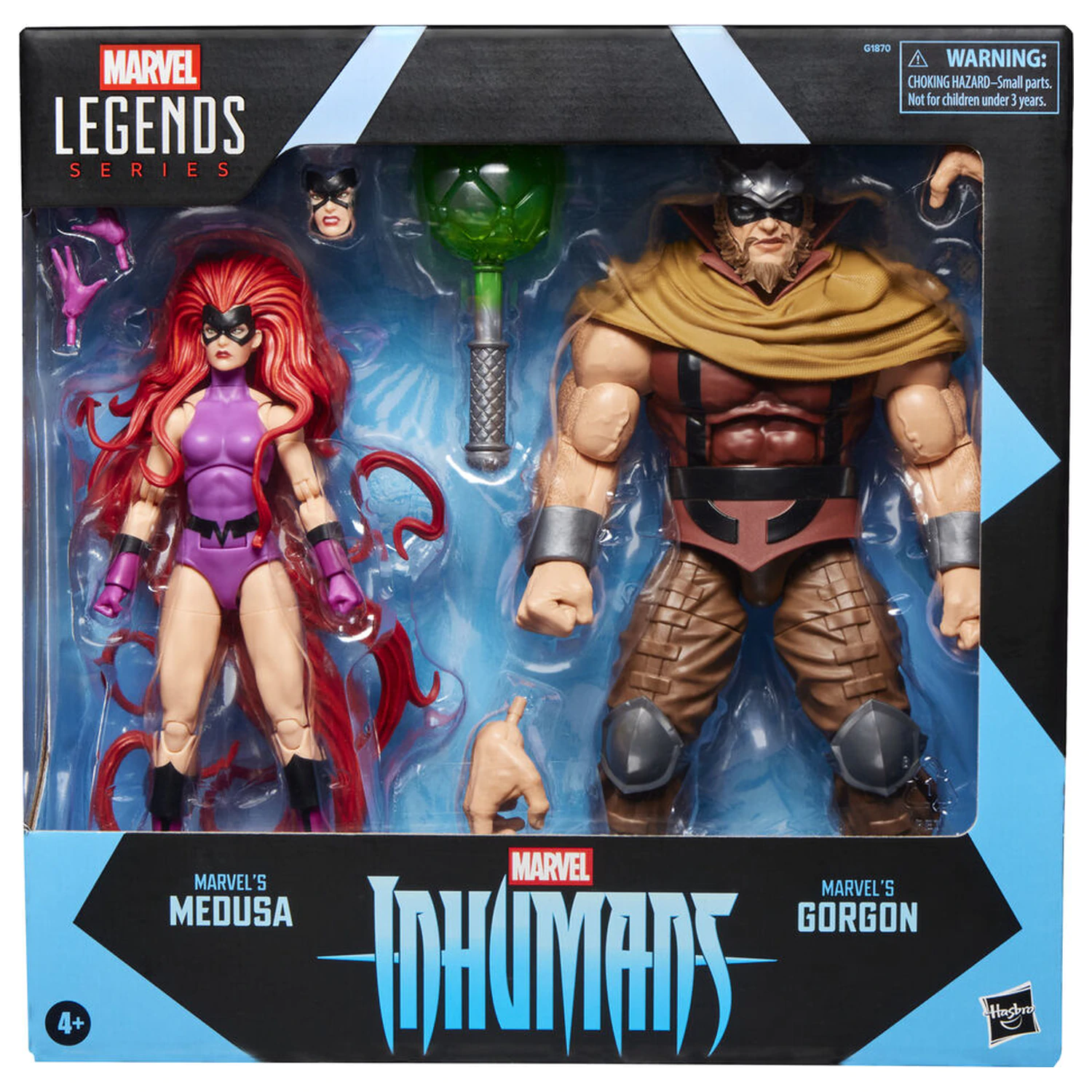 Marvel Legends Series Inhumans Medusa & Gorgon zestaw 2 figurek zdjęcie produktu