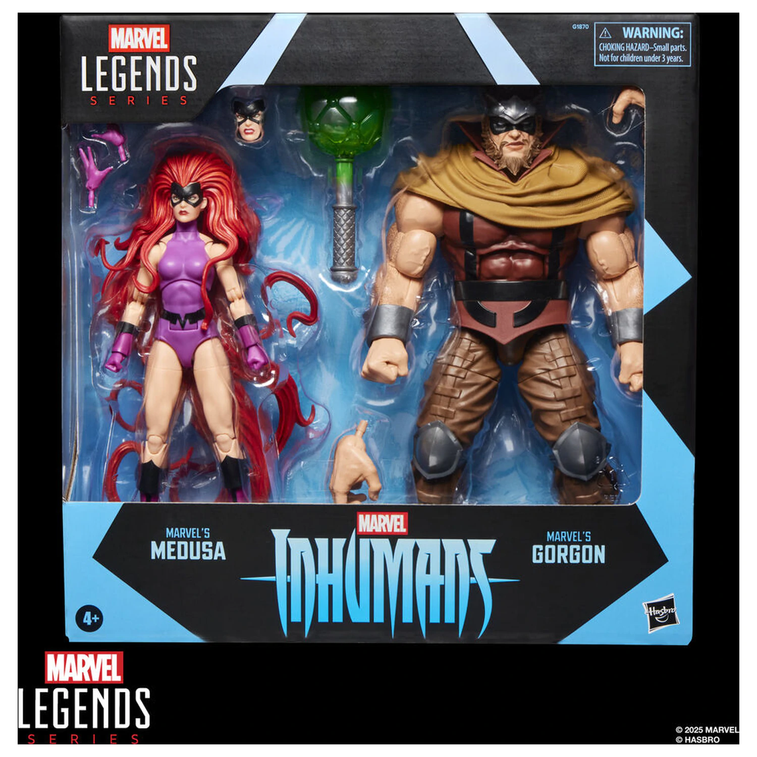 Marvel Legends Series Inhumans Medusa & Gorgon zestaw 2 figurek zdjęcie produktu