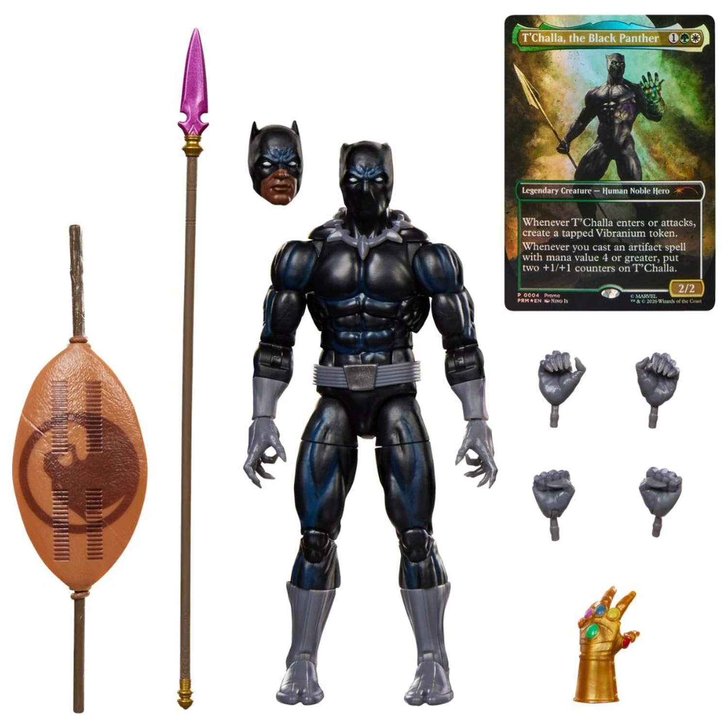 Marvel Legends Series Magic The Gathering figurka Black Panther 15cm zdjęcie produktu