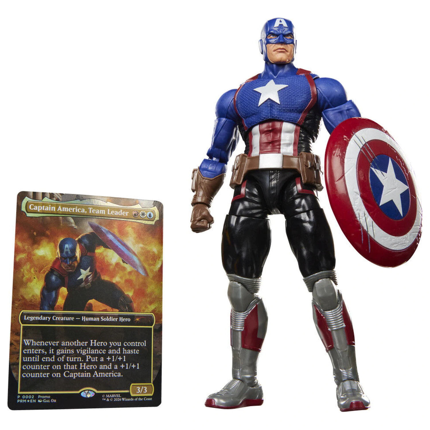 Marvel Legends Series Magic The Gathering Captain America Avengers Twilight figurka 15cm zdjęcie produktu