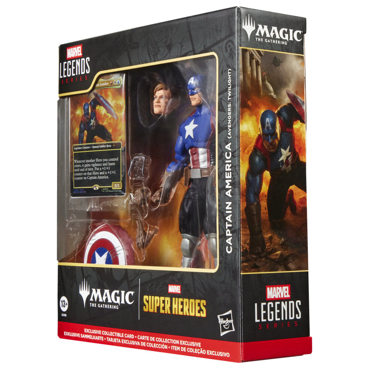 Marvel Legends Series Magic The Gathering Captain America Avengers Twilight figurka 15cm zdjęcie produktu