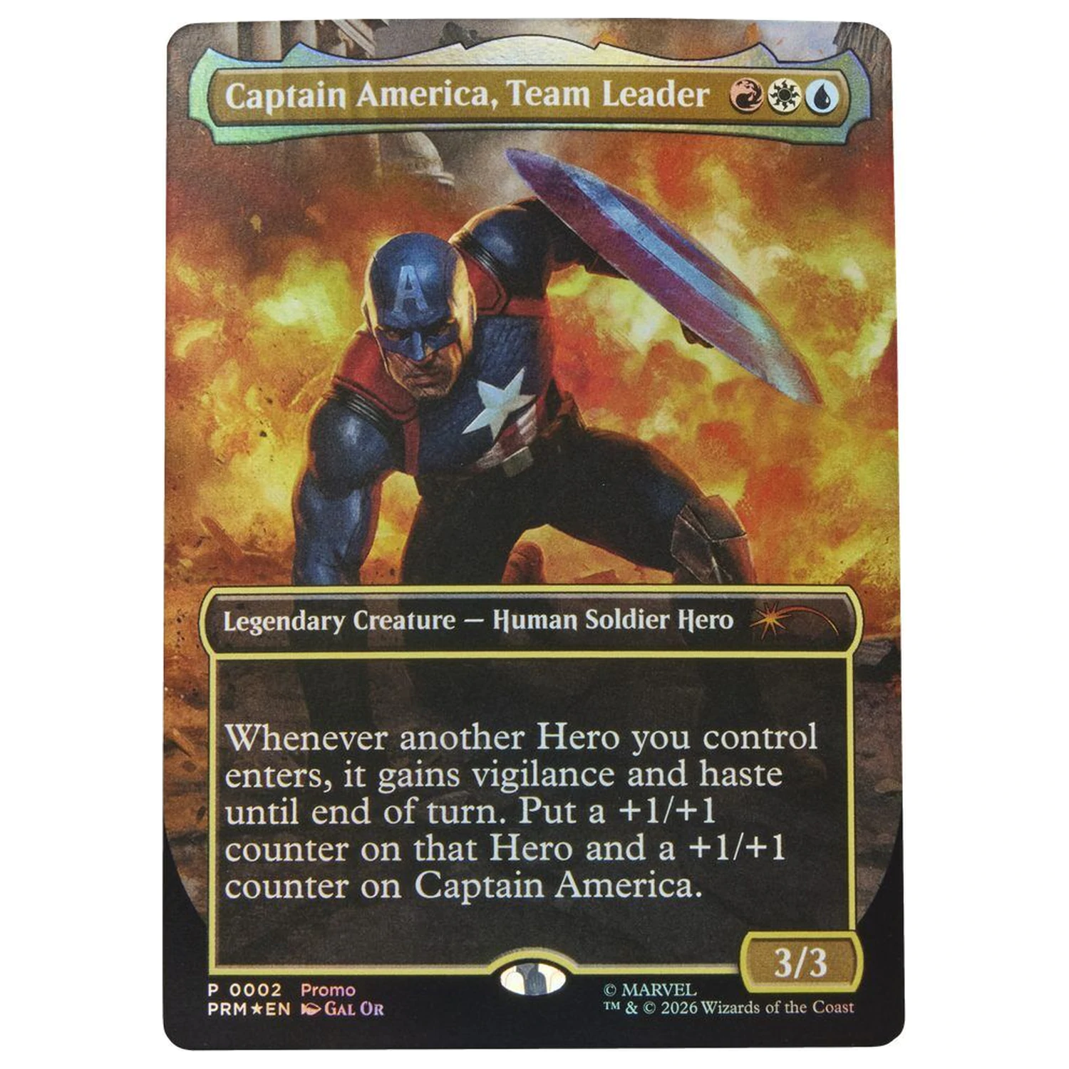 Marvel Legends Series Magic The Gathering Captain America Avengers Twilight figurka 15cm zdjęcie produktu