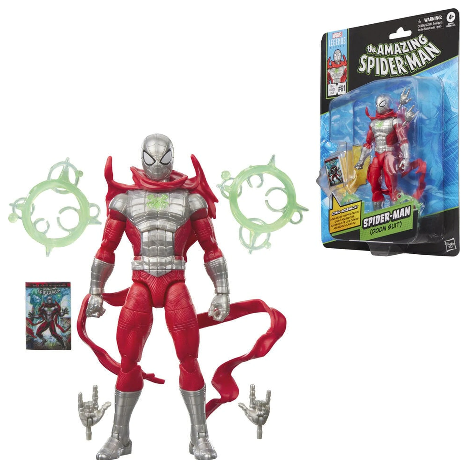 Marvel Legends Series Spiderman Doom Suit The Amazing Spider-Man figurka 15cm zdjęcie produktu
