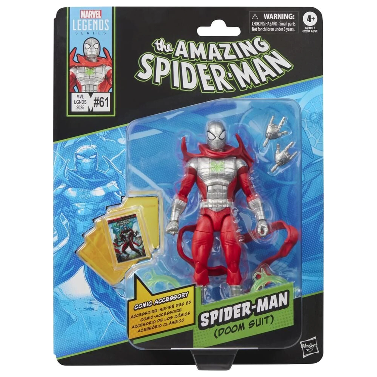 Marvel Legends Series Spiderman Doom Suit The Amazing Spider-Man figurka 15cm zdjęcie produktu