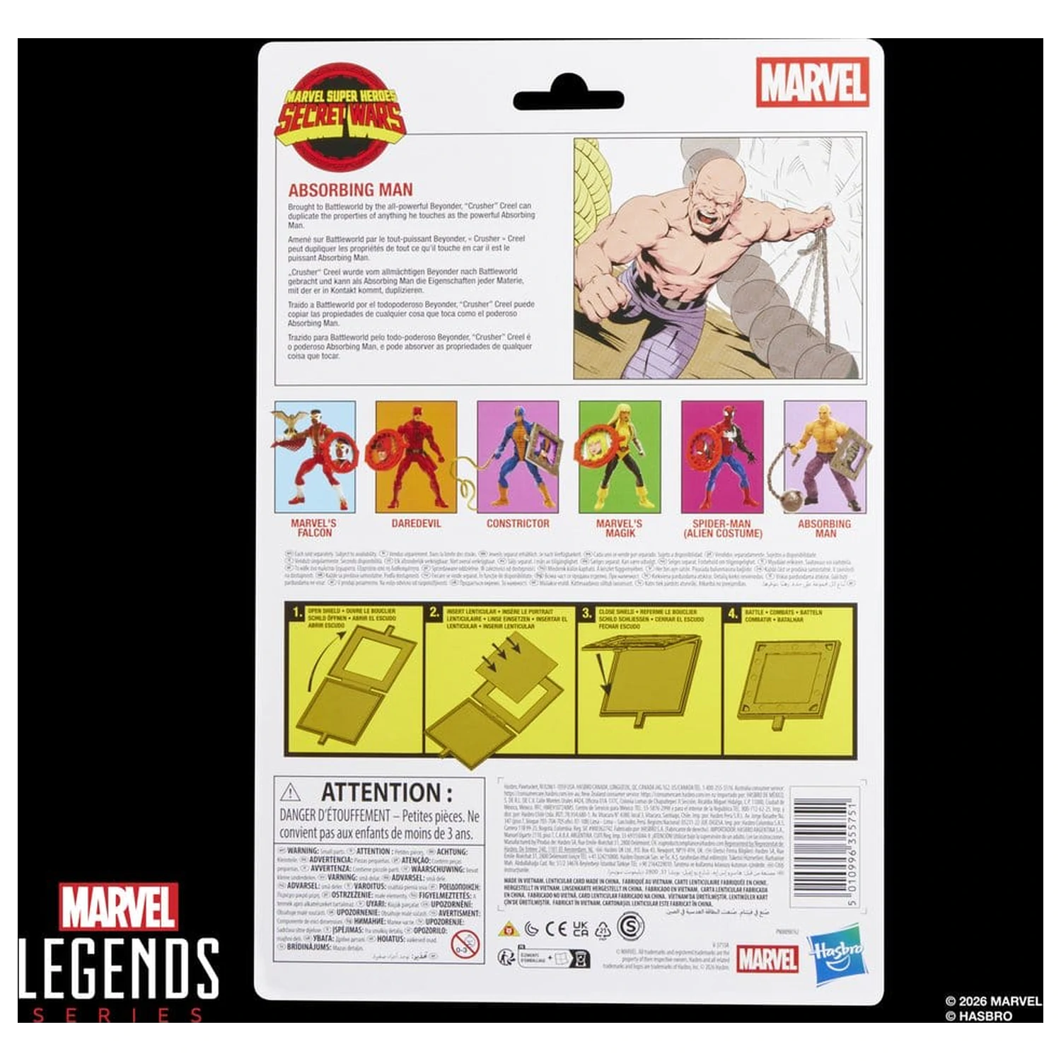 Marvel Legends Series Secret Wars figurka Absorbing Man 15cm zdjęcie produktu