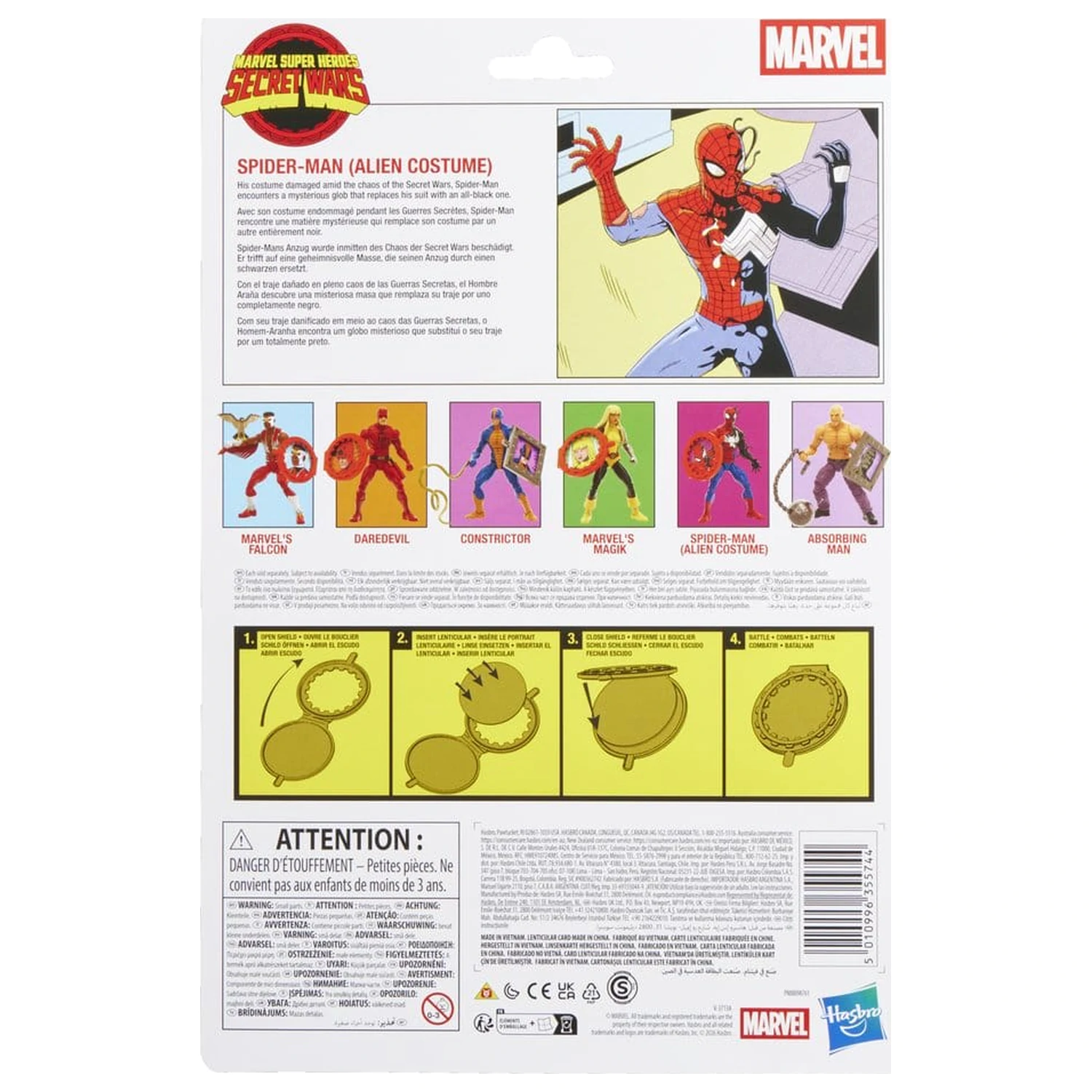 Marvel Legends Series Secret Wars Spiderman Alien Costume figurka 15cm zdjęcie produktu