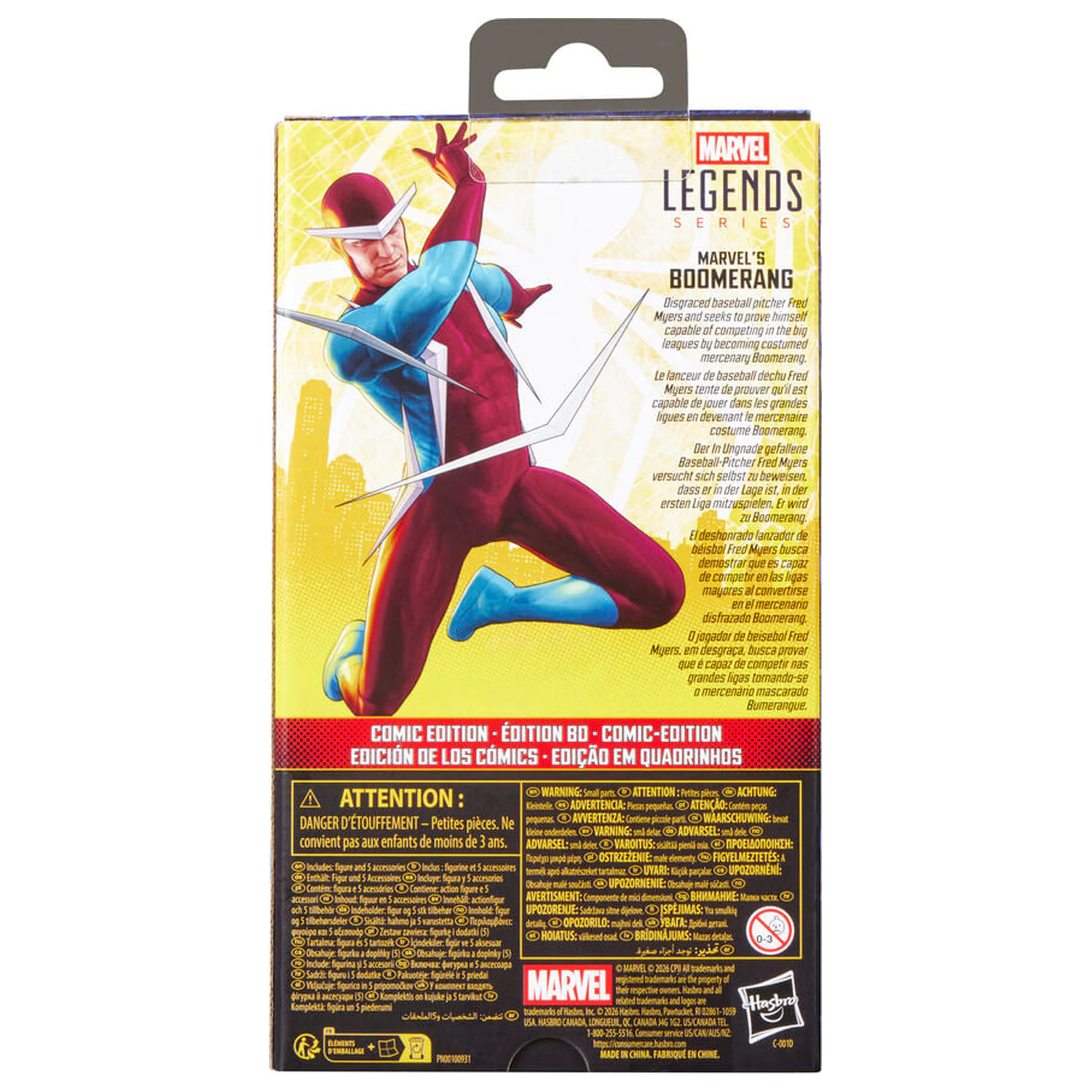 Marvel Legends Series Spider-Man Brand New Day figurka Marvel's Boomerang 15cm zdjęcie produktu