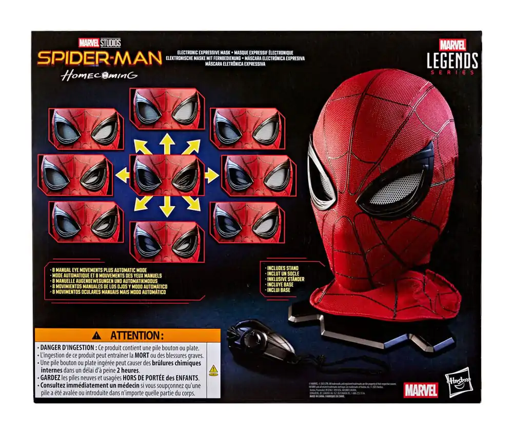 Elektroniczna maska Marvel Legends Series Spider-Man: Homecoming zdjęcie produktu