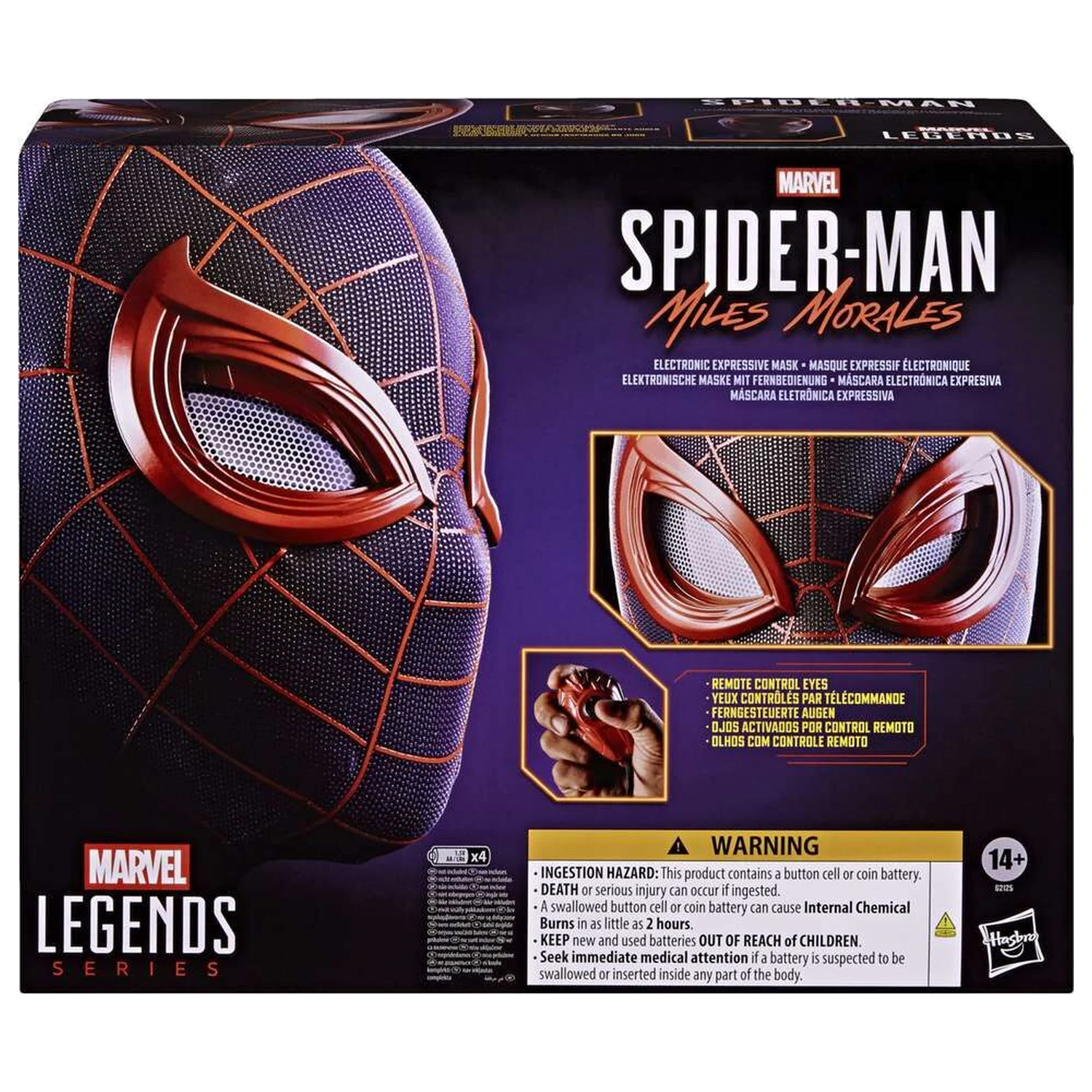 Marvel Legends Series Spider-Man Miles Morales elektroniczna maska zdjęcie produktu