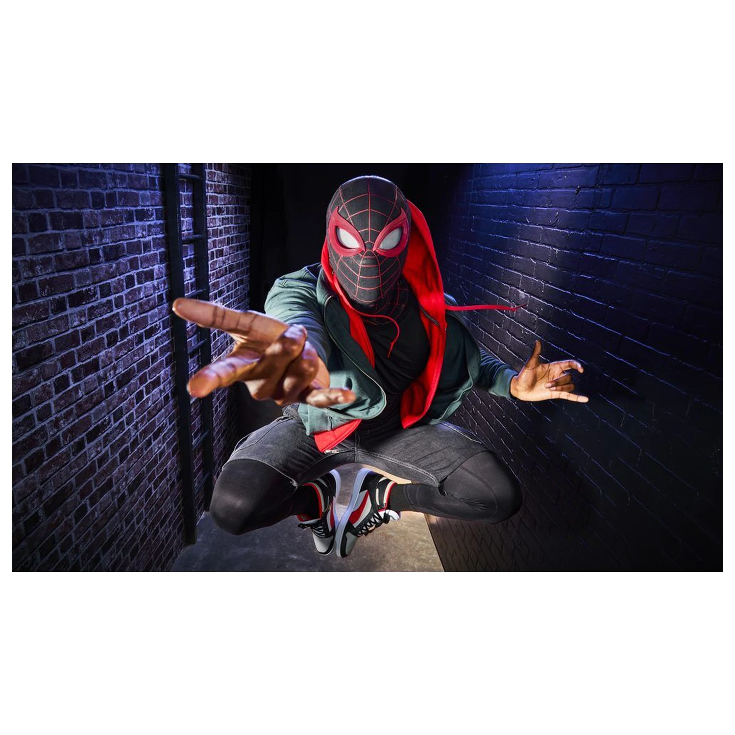 Marvel Legends Series Spider-Man Miles Morales elektroniczna maska zdjęcie produktu