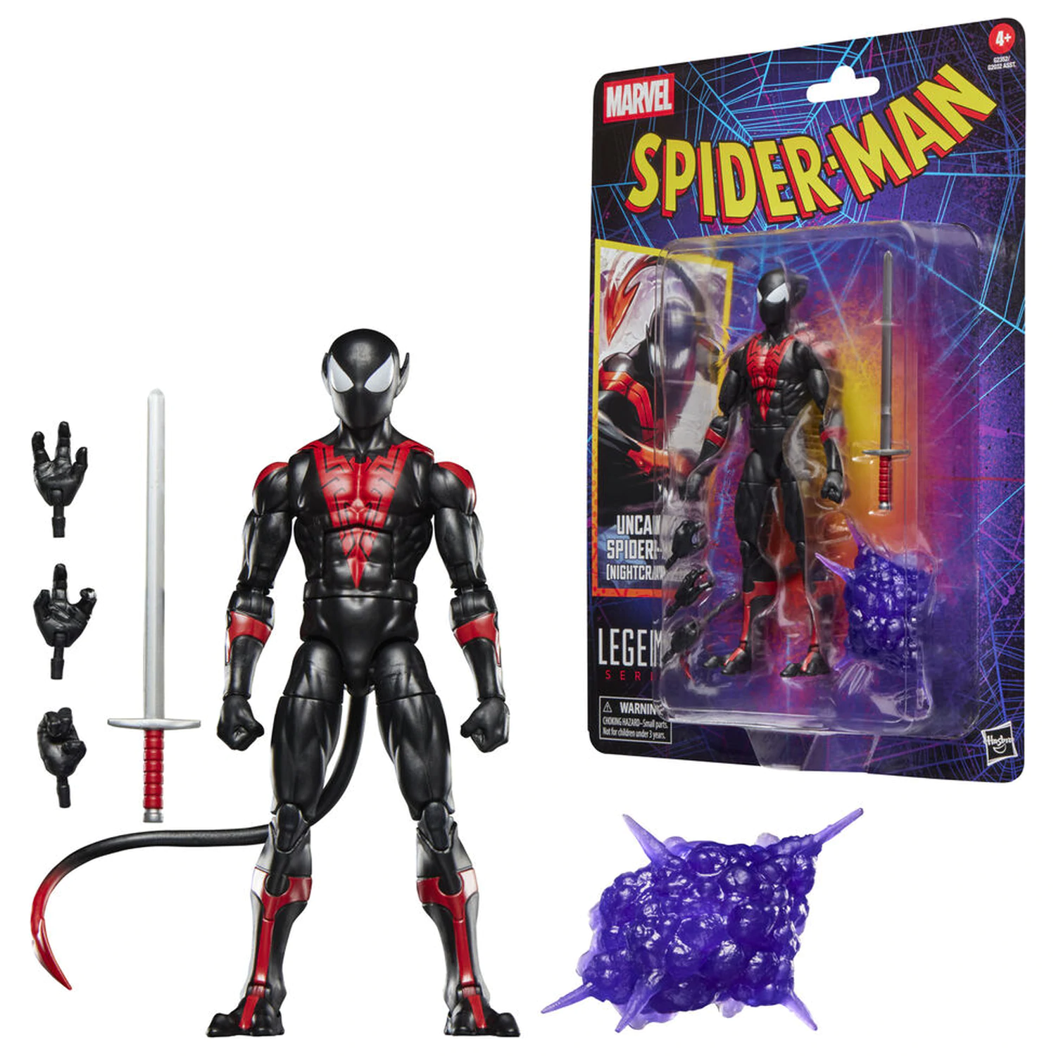 Marvel Legends Series Spider-Man Uncanny Spider-Man Nightcrawler figurka 15cm zdjęcie produktu