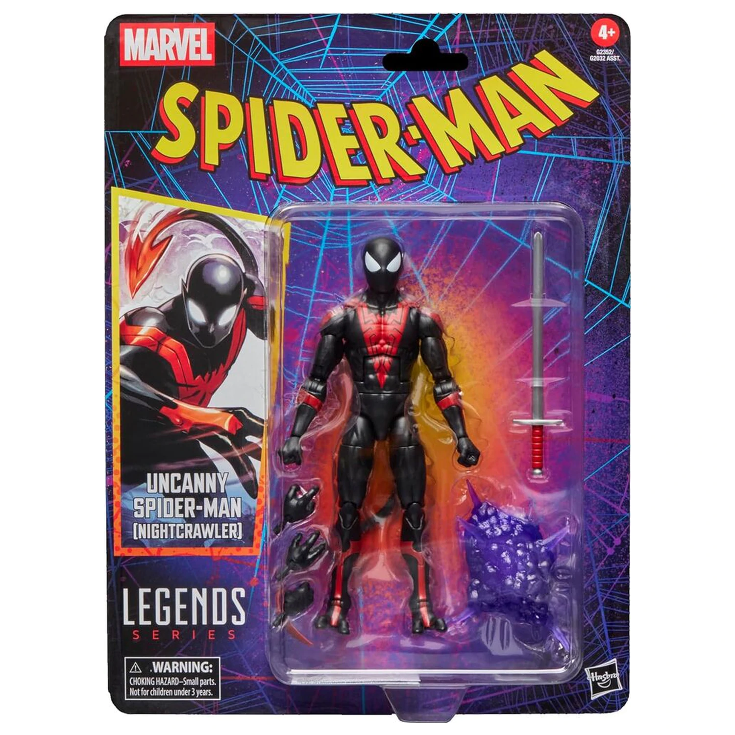 Marvel Legends Series Spider-Man Uncanny Spider-Man Nightcrawler figurka 15cm zdjęcie produktu