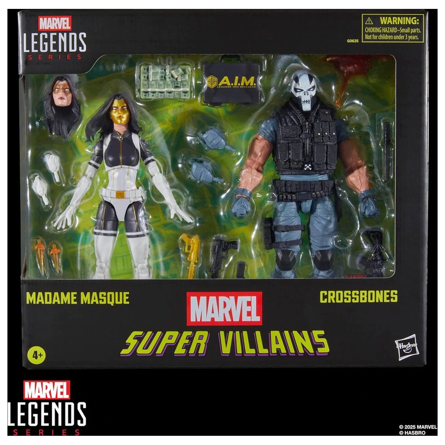 Marvel Legends Series Super Villains Madame Masque i Crossbones pack 2 figurki 15cm zdjęcie produktu