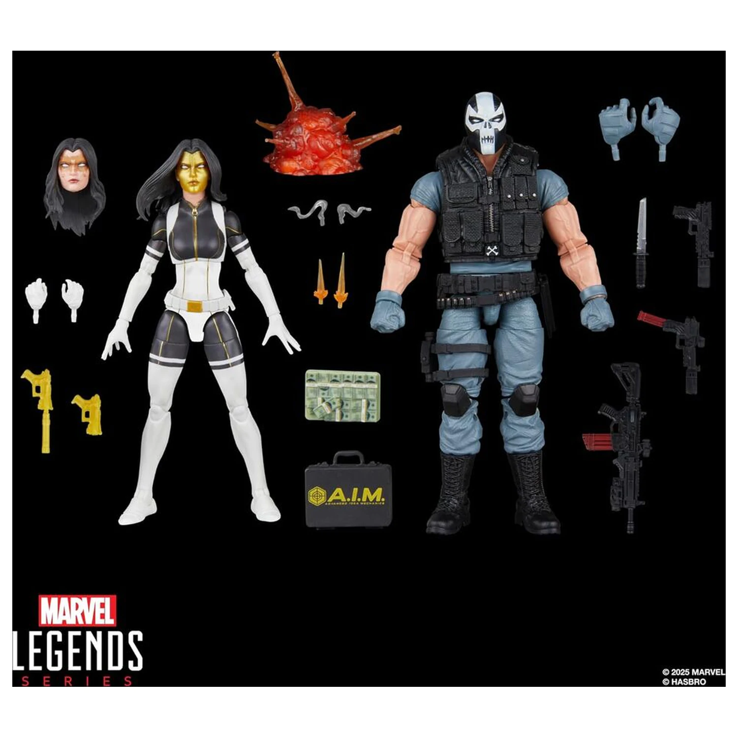 Marvel Legends Series Super Villains Madame Masque i Crossbones pack 2 figurki 15cm zdjęcie produktu