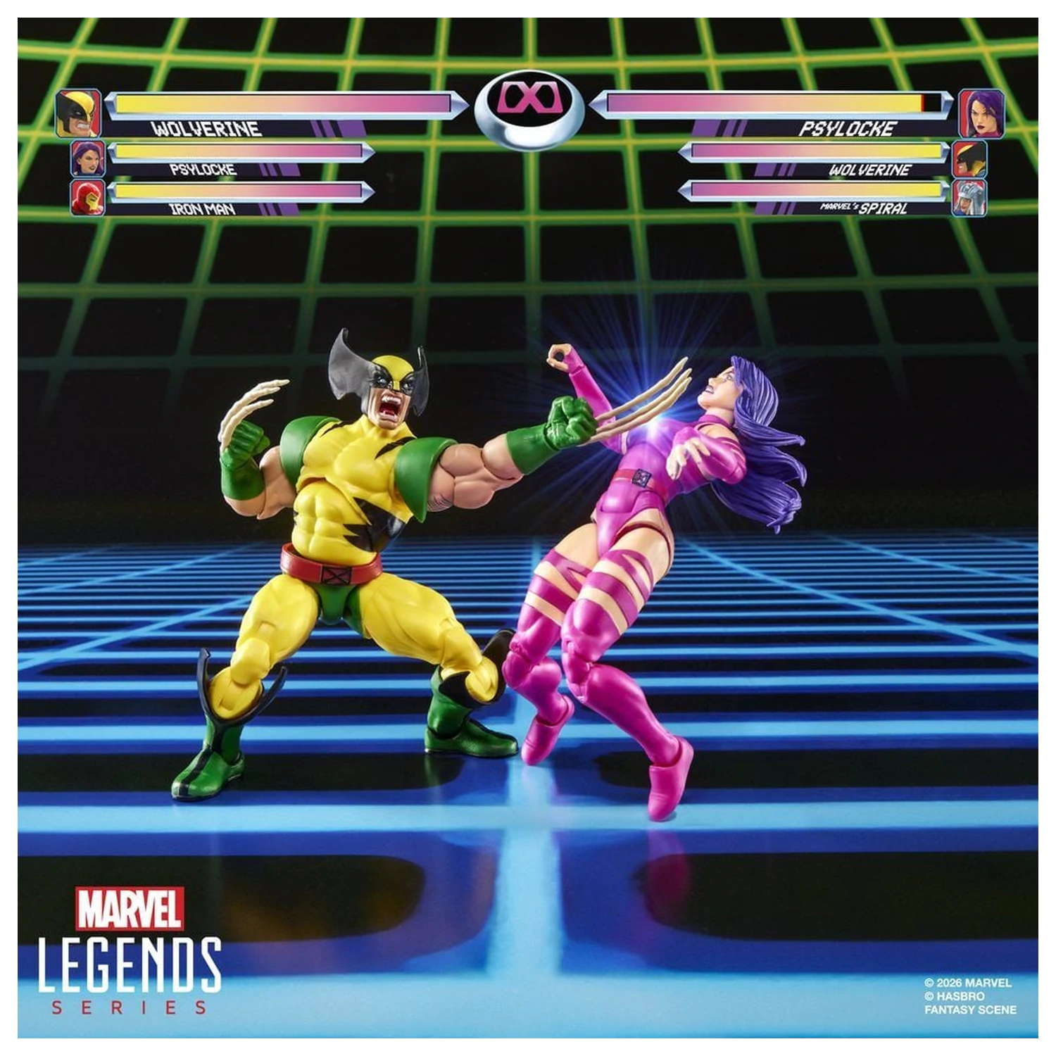 Marvel Legends Series Wolverine Vs Psylocke pack 2 figurki 15cm zdjęcie produktu
