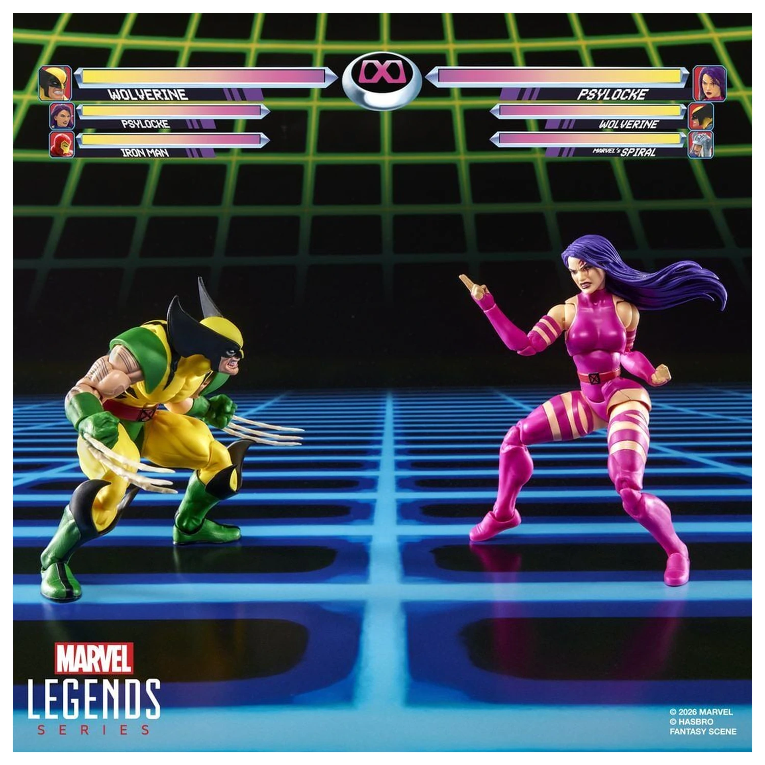 Marvel Legends Series Wolverine Vs Psylocke pack 2 figurki 15cm zdjęcie produktu