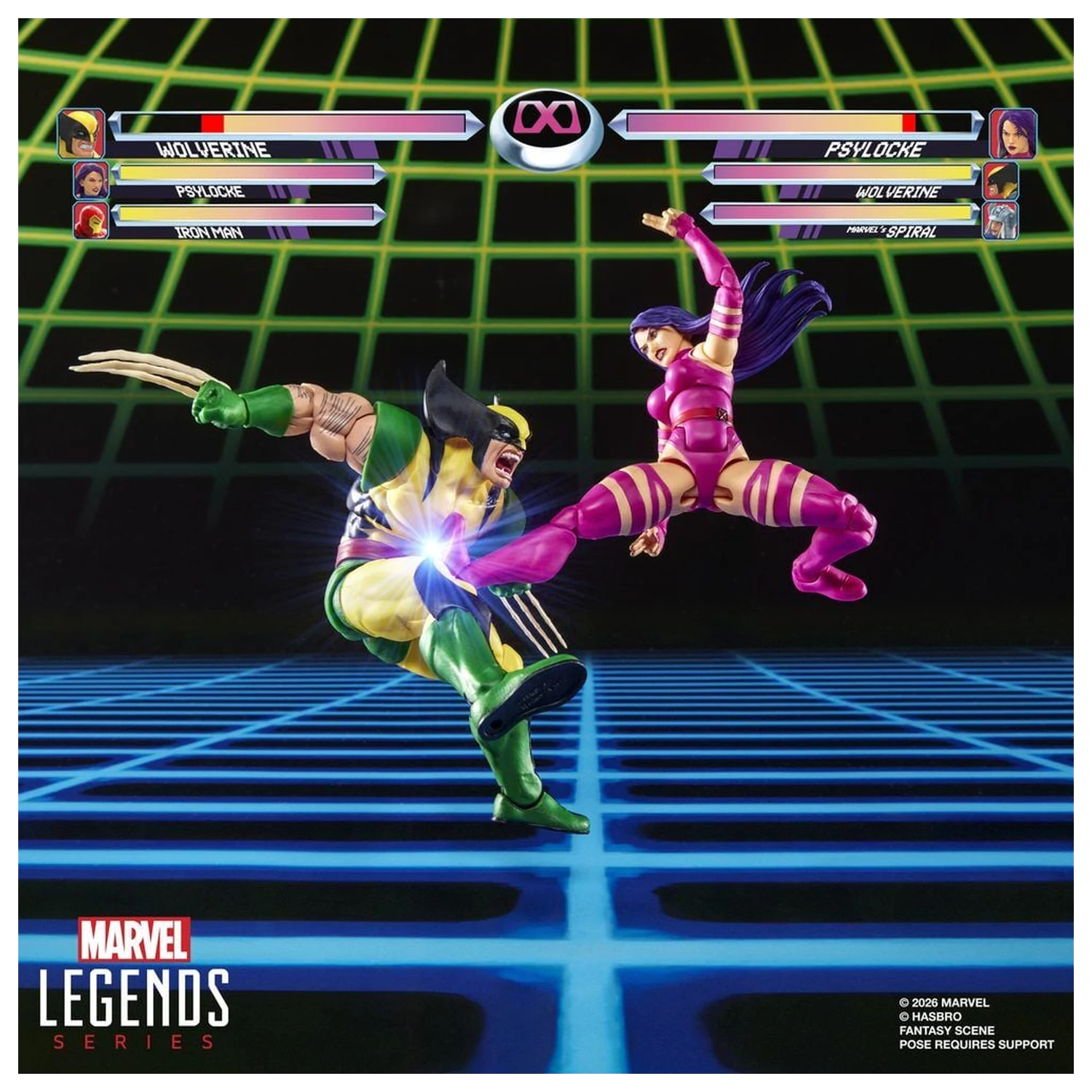 Marvel Legends Series Wolverine Vs Psylocke pack 2 figurki 15cm zdjęcie produktu