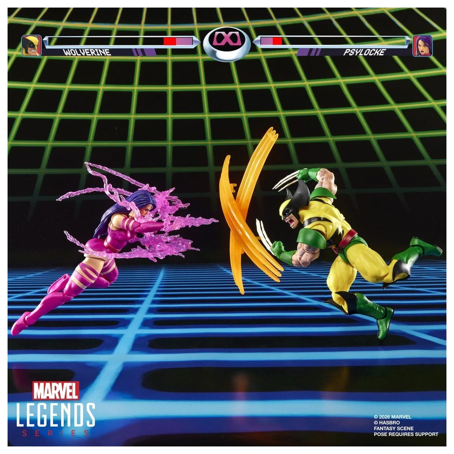 Marvel Legends Series Wolverine Vs Psylocke pack 2 figurki 15cm zdjęcie produktu