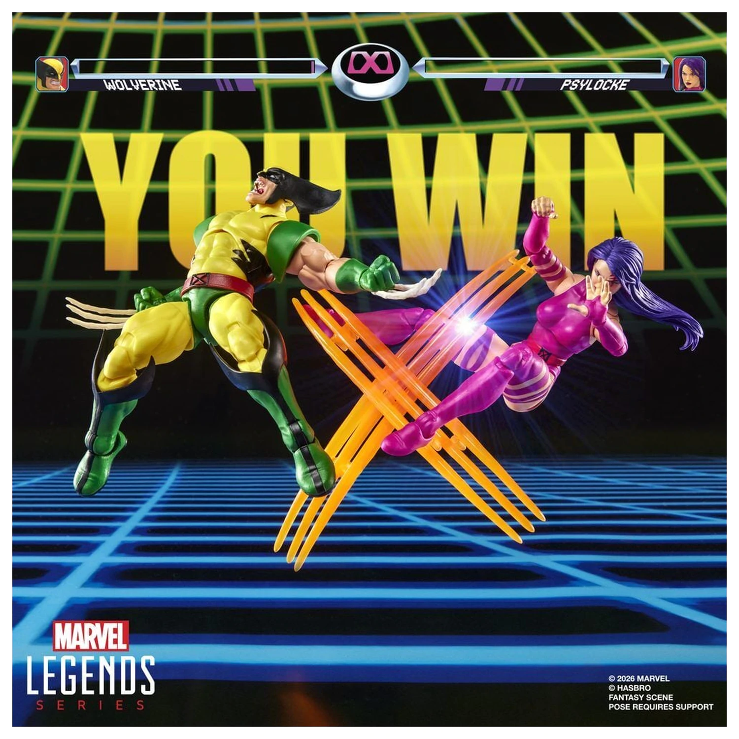 Marvel Legends Series Wolverine Vs Psylocke pack 2 figurki 15cm zdjęcie produktu