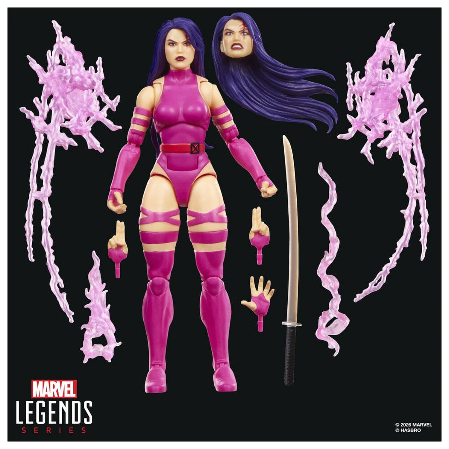 Marvel Legends Series Wolverine Vs Psylocke pack 2 figurki 15cm zdjęcie produktu