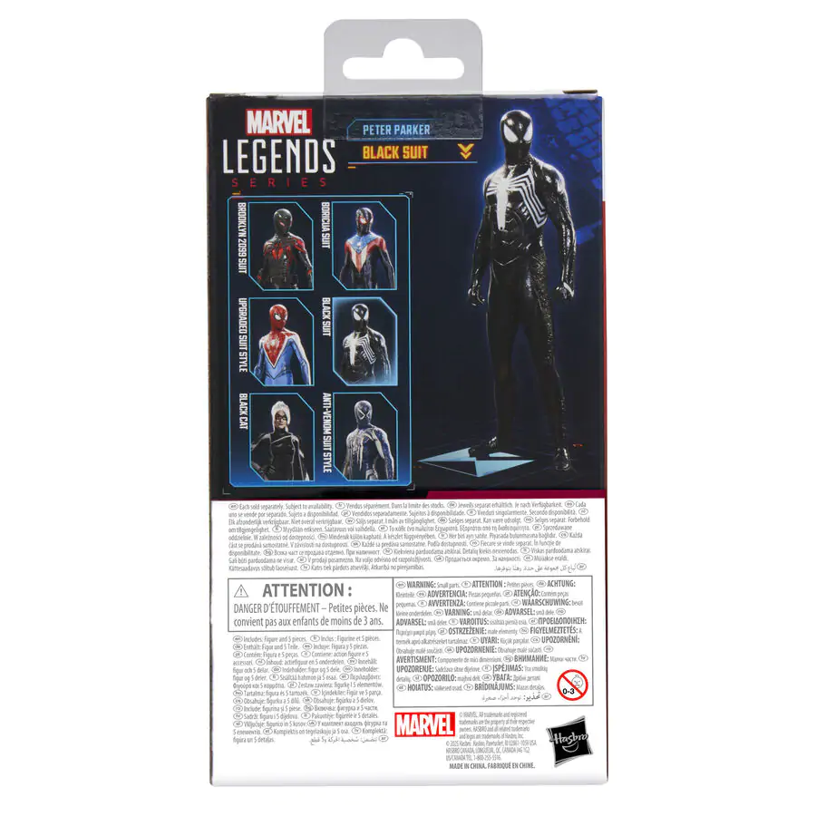 Marvel Legends Spider-Man 2 Peter Parker Czarny Garnitur figurka 15 cm zdjęcie produktu