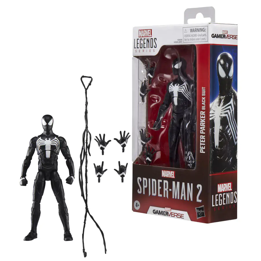 Marvel Legends Spider-Man 2 Peter Parker Czarny Garnitur figurka 15 cm zdjęcie produktu