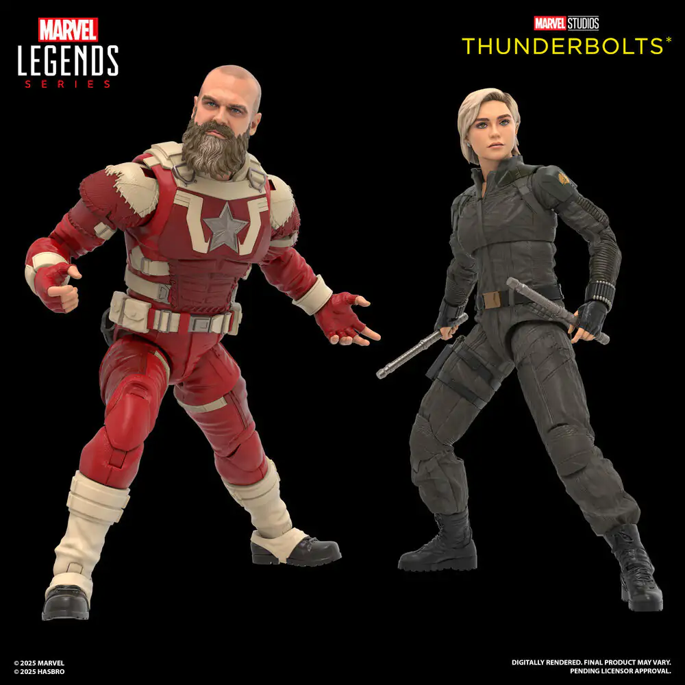 Marvel Legends Thunderbolts Yelena Belova i Red Guardian zestaw 2 figurek zdjęcie produktu