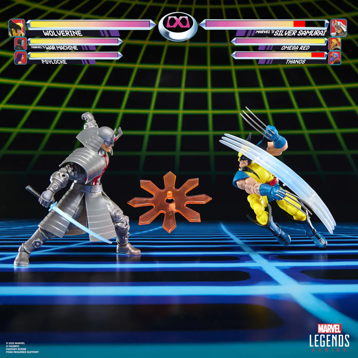 Marvel Legends Wolverine & Silver Samurai Gameverse pack 2 figurki 15 cm zdjęcie produktu