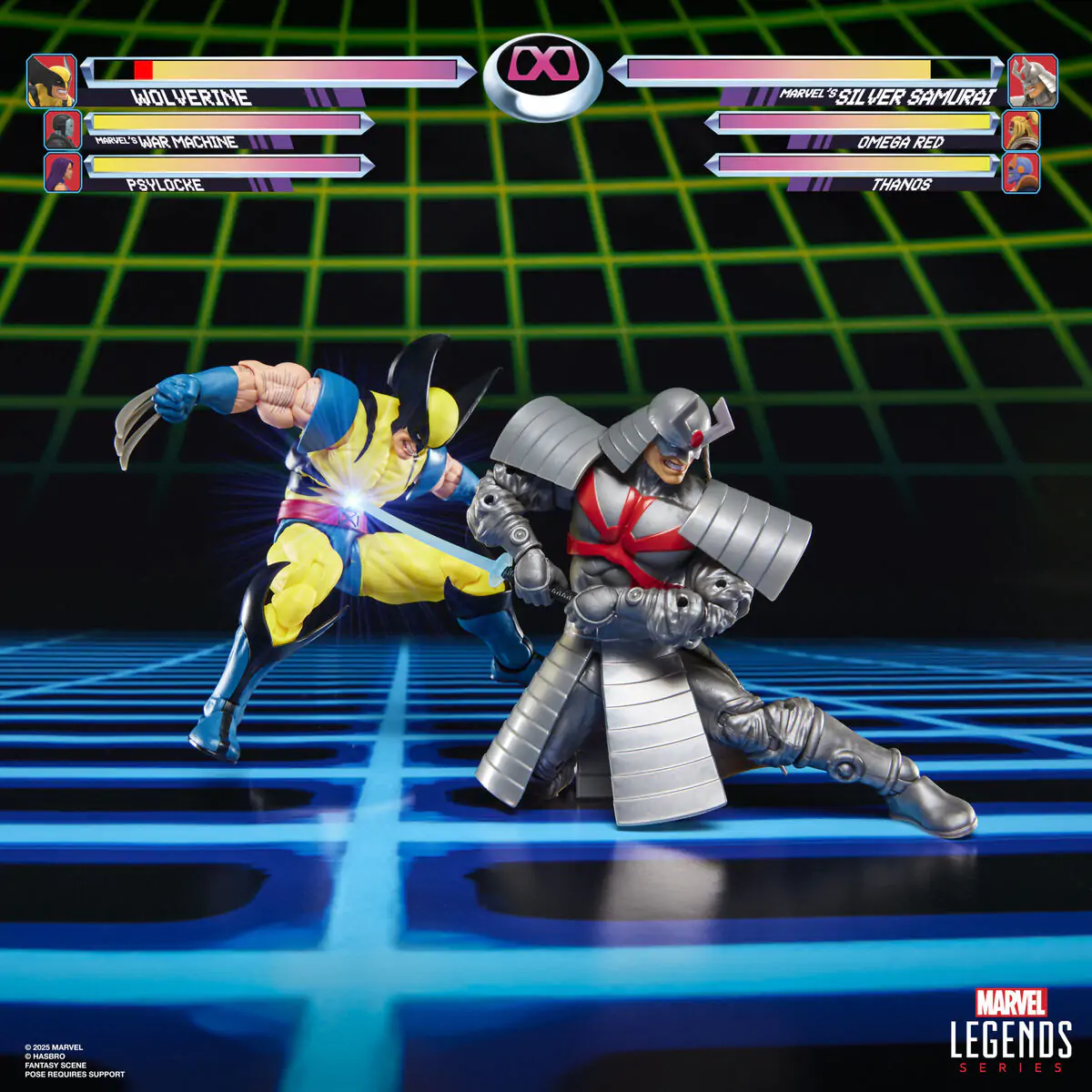 Marvel Legends Wolverine & Silver Samurai Gameverse pack 2 figurki 15 cm zdjęcie produktu