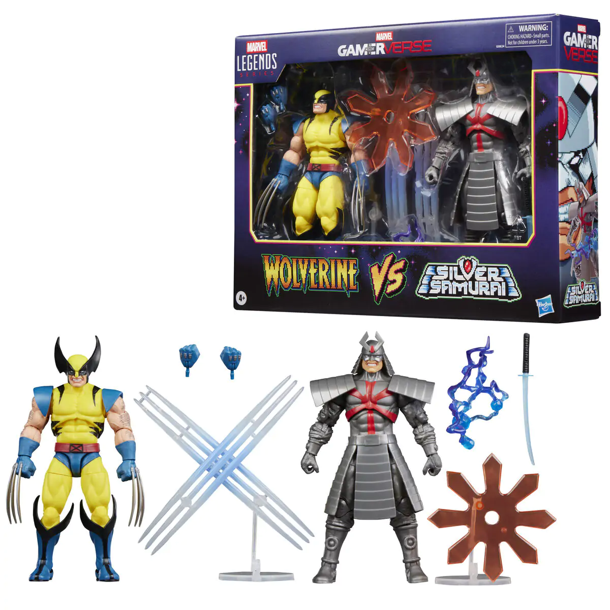 Marvel Legends Wolverine & Silver Samurai Gameverse pack 2 figurki 15 cm zdjęcie produktu