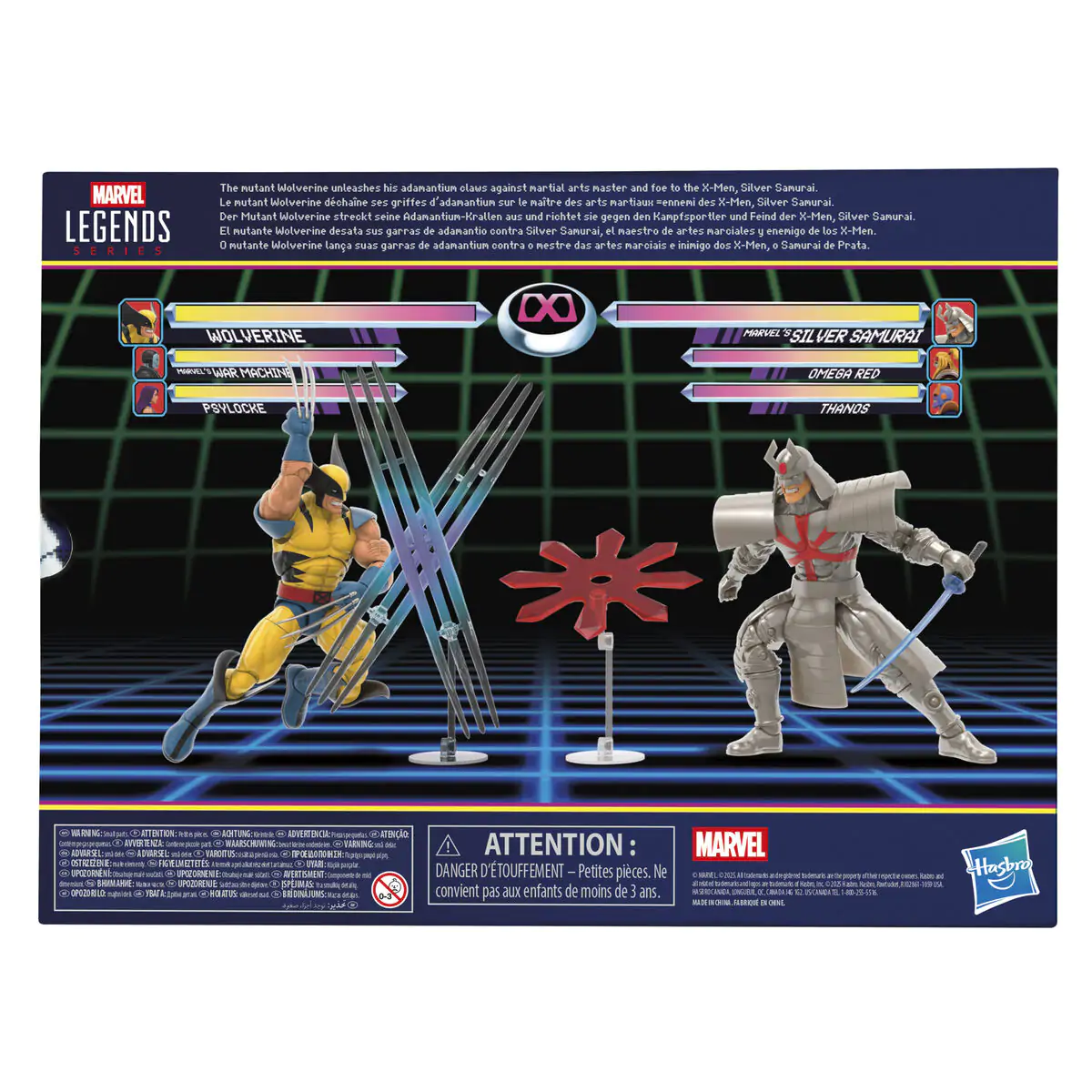Marvel Legends Wolverine & Silver Samurai Gameverse pack 2 figurki 15 cm zdjęcie produktu