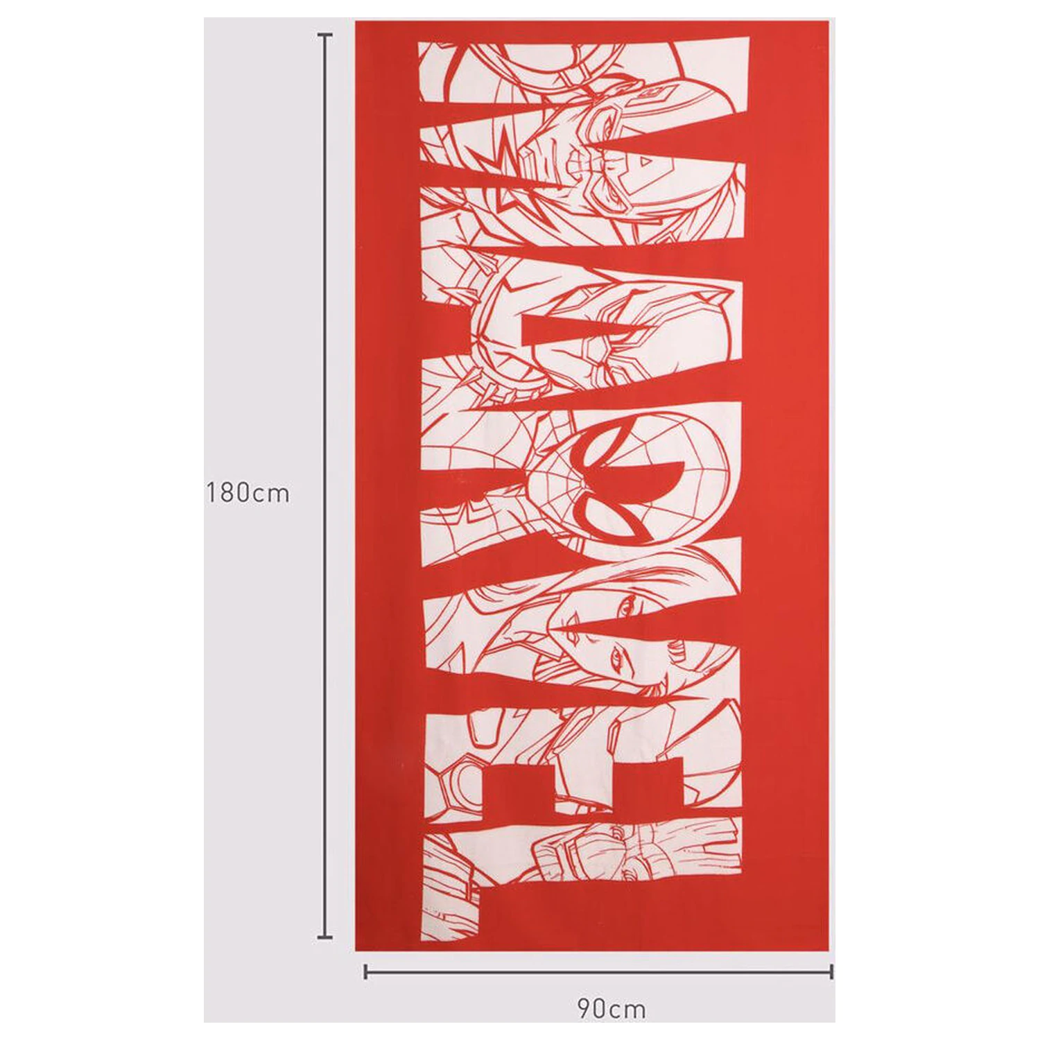 Marvel Logo ręcznik plażowy z mikrofibry zdjęcie produktu