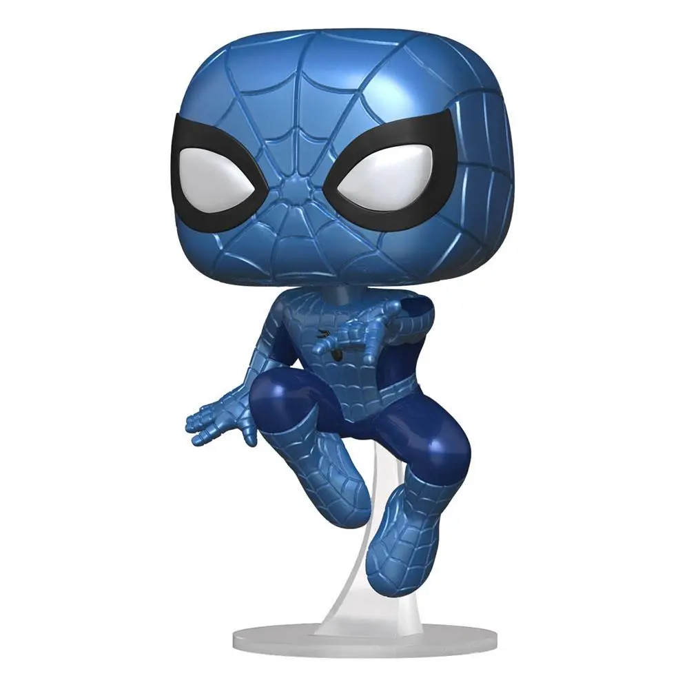 Marvel Make a Wish 2022 POP! Marvel Figurka winylowa Spider-Man (Metallic) 9 cm zdjęcie produktu