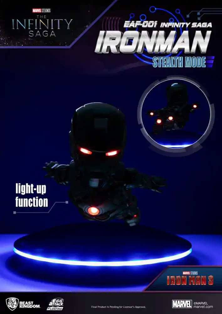 Marvel Mini Egg Attack Figurki unoszące się The Infinity Saga Ironman Stealth Mode 16 cm zdjęcie produktu