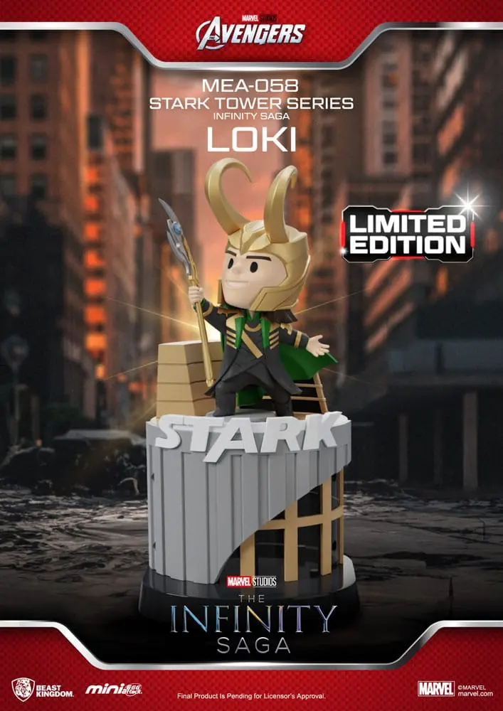 Marvel Mini Egg Attack Figures The Infinity Saga Stark Tower series Tony Stark & Mark VII suit pod mod 12 cm – Figurki zdjęcie produktu