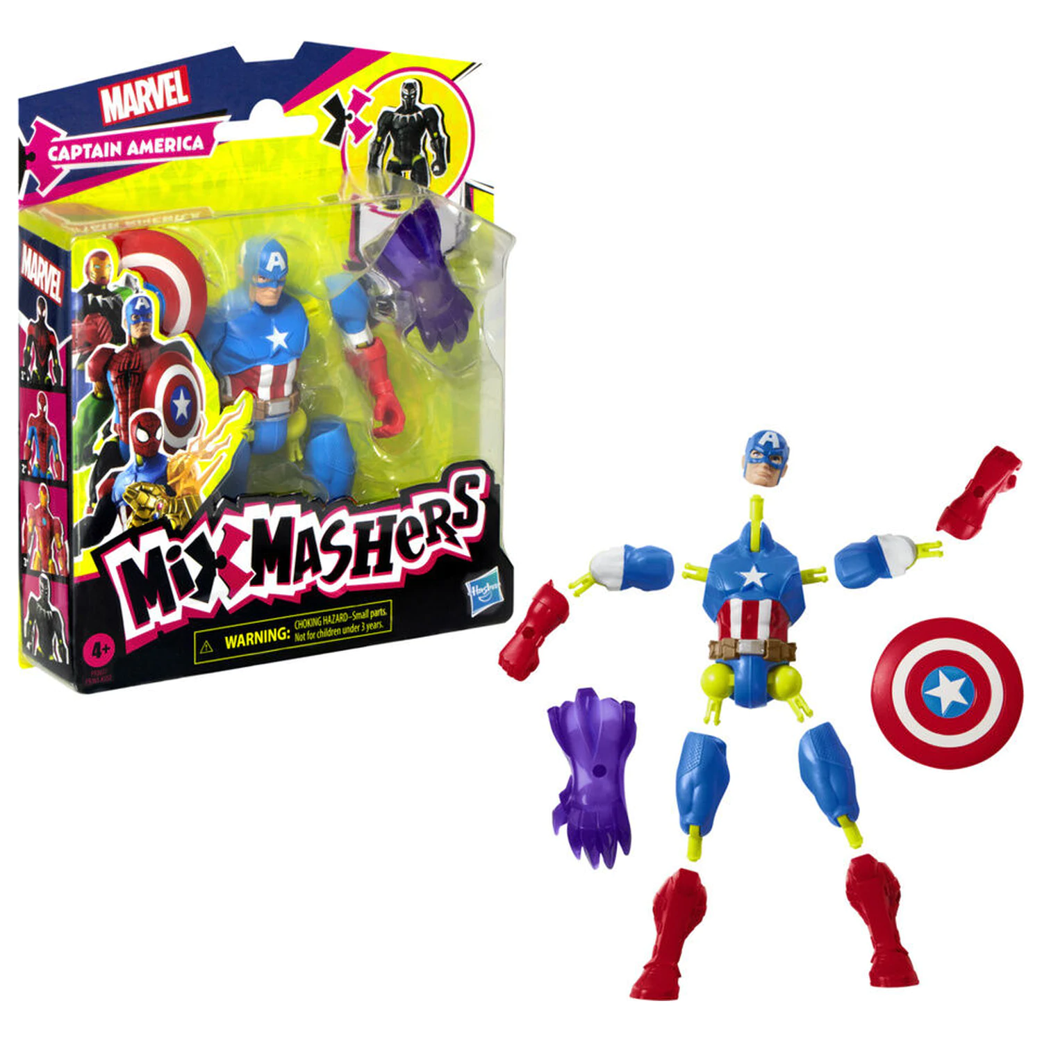 Marvel Mix Mashers figurka Captain America 12 cm zdjęcie produktu