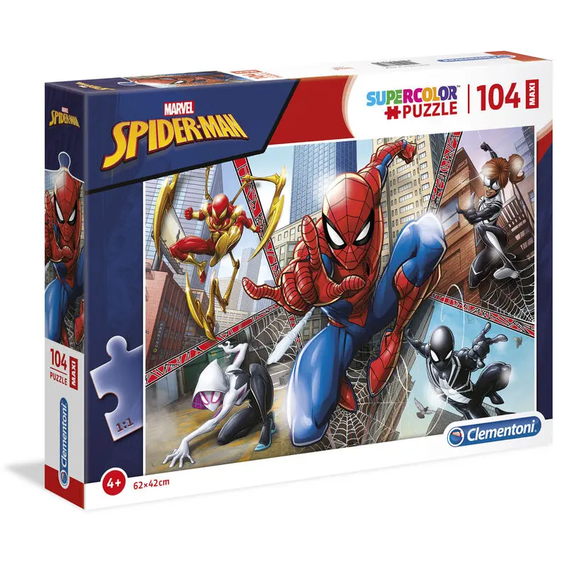 Marvel Spiderman Maxi puzzle 104 elementy zdjęcie produktu