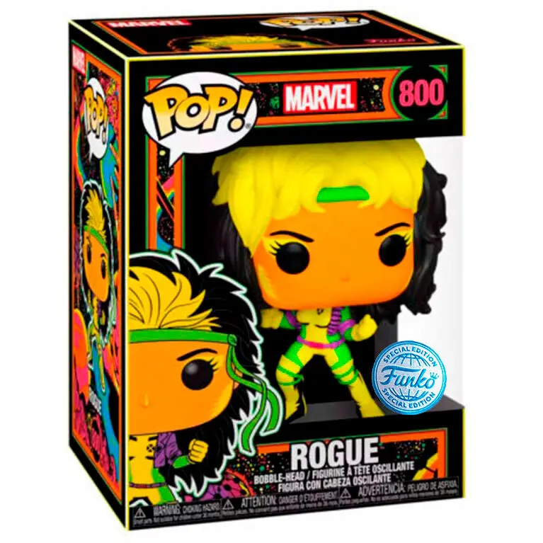 Marvel POP! Figurka winylowa Marvel Rogue Blacklight Limited 9 cm zdjęcie produktu