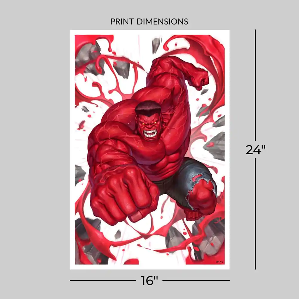 Marvel Red Hulk #1 Art Print Red Hulk 61 x 41 cm - nieoprawiony zdjęcie produktu