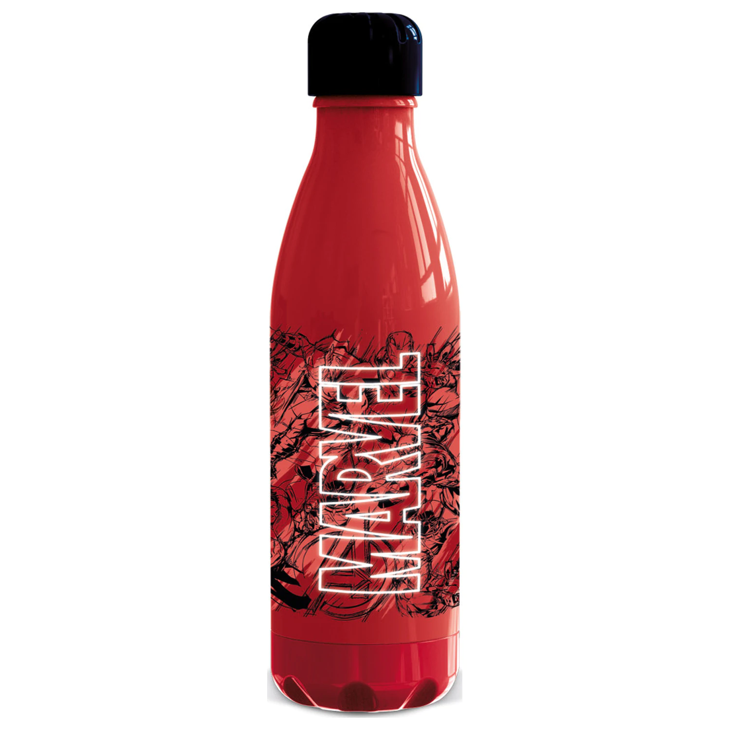 Marvel Czerwona Plastikowa Butelka na Wodę z Zakrętką 660 ml zdjęcie produktu