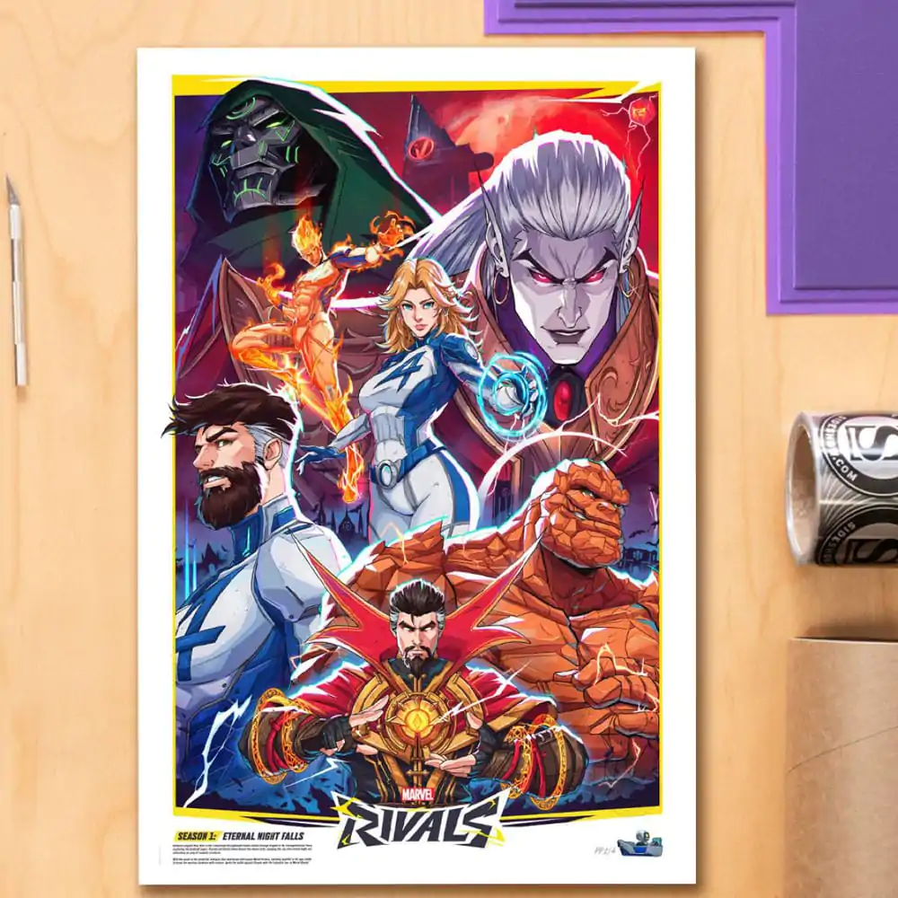 Marvel Rivals Art Print Eternal Night Falls 61 x 41 cm - nieoprawiony zdjęcie produktu