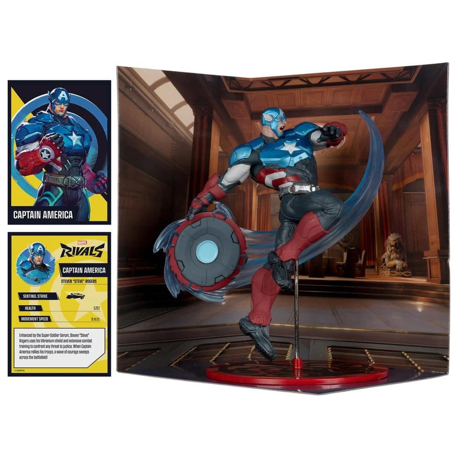 Marvel Rivals Collection 1/10 Figurka akcji Captain America 20 cm zdjęcie produktu