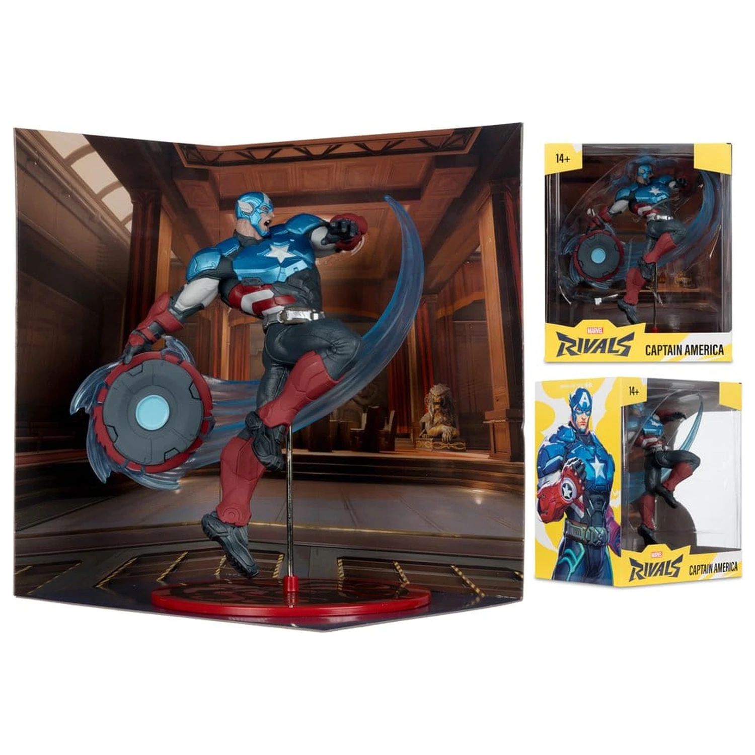 Marvel Rivals Collection 1/10 Figurka akcji Captain America 20 cm zdjęcie produktu