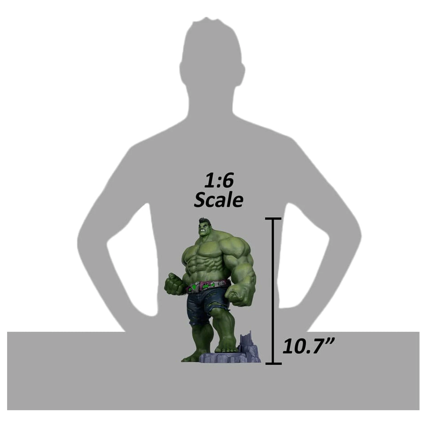 Marvel Rivals Collection 1/6 Action Figure The Hulk 27 cm zdjęcie produktu