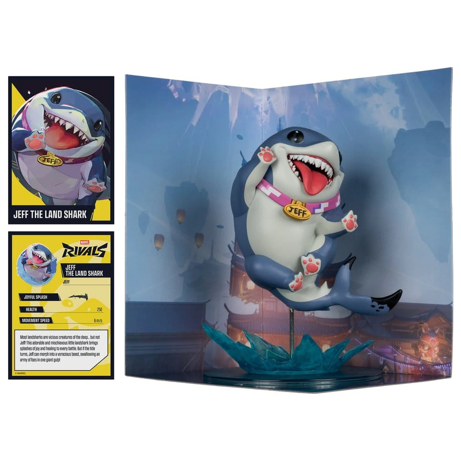 Kolekcja Marvel Rivals Gamerverse 1/10 Figurka akcji Jeff The Land Shark 20 cm zdjęcie produktu
