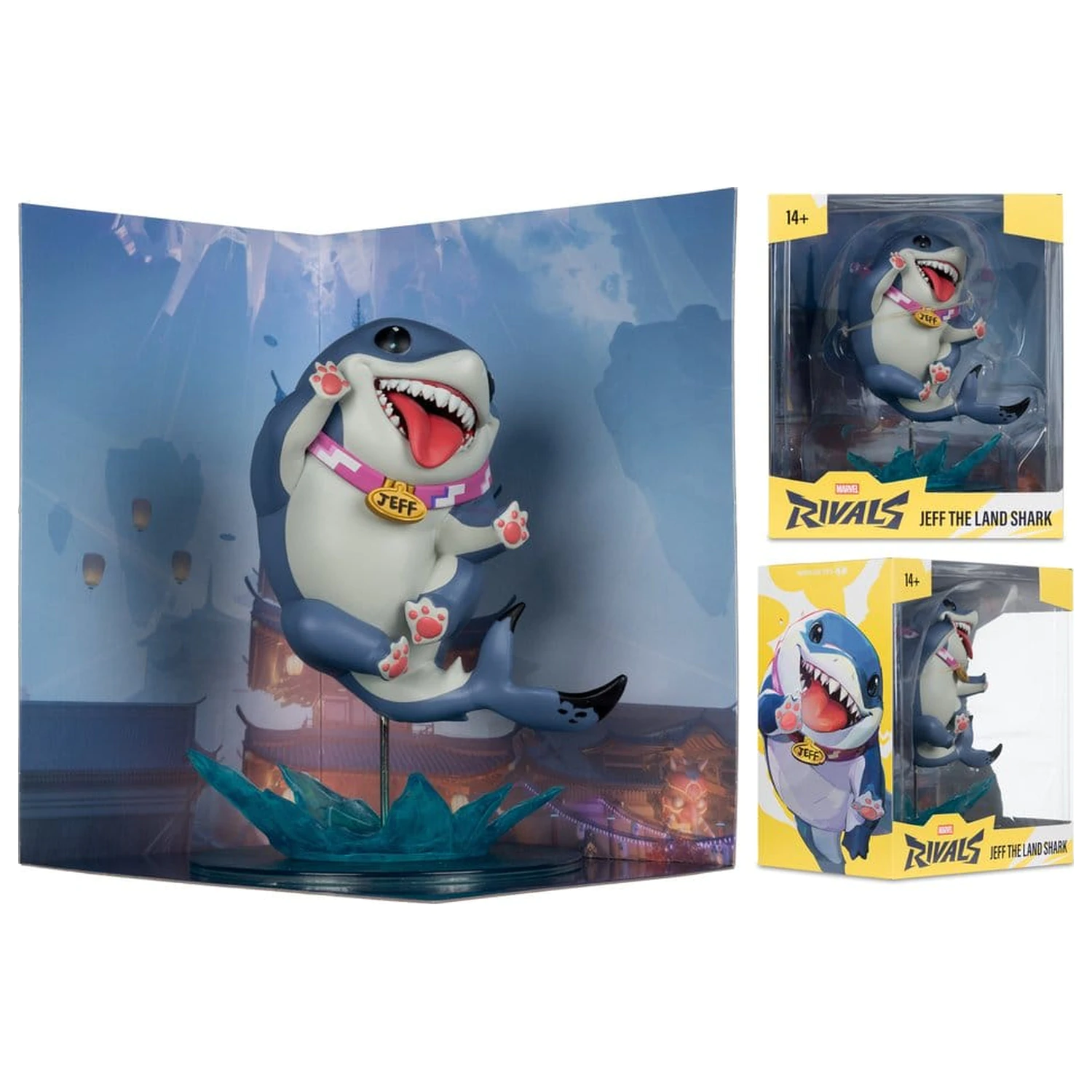 Kolekcja Marvel Rivals Gamerverse 1/10 Figurka akcji Jeff The Land Shark 20 cm zdjęcie produktu