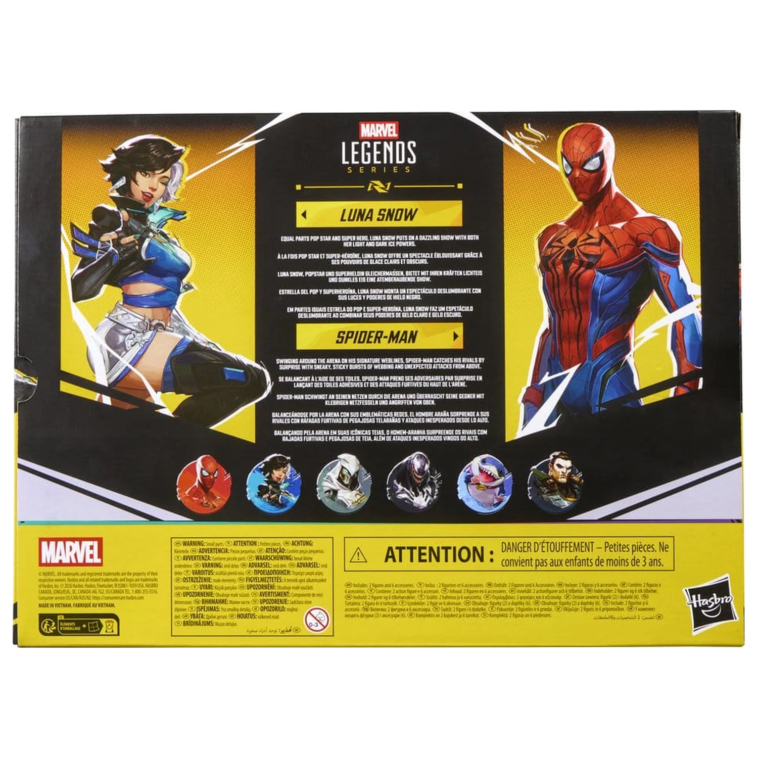 Marvel Rivals Marvel Legends Zestaw 2 Figurek Akcji Spider-Man & Luna Snow 15 cm zdjęcie produktu