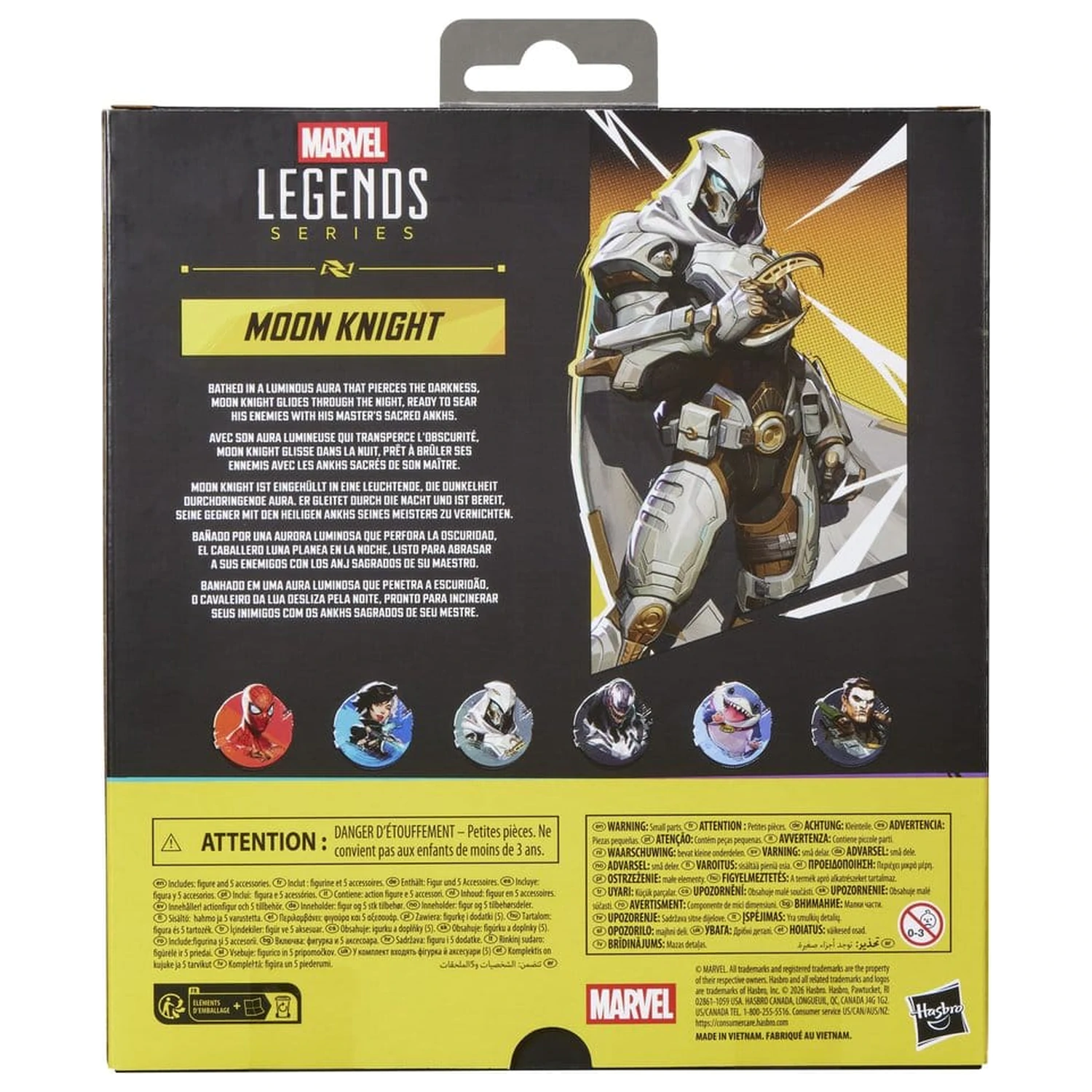 Marvel Rivals Marvel Legends Figurka akcji Moon Knight 15 cm zdjęcie produktu